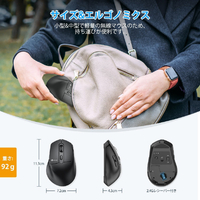 iClever E03-0131N-10 ワイヤレスマウス MD360 |エディオン公式通販