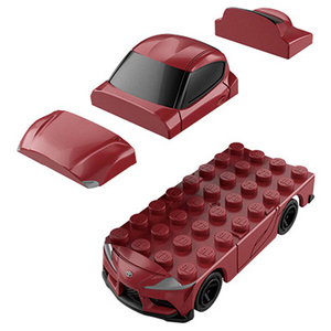 タカラトミー トミカ・プラレールブロック トヨタ GR スープラ ﾄﾐﾌﾟﾗﾌﾞﾛﾂｸﾄﾖﾀGRｽ-ﾌﾟﾗ-イメージ2