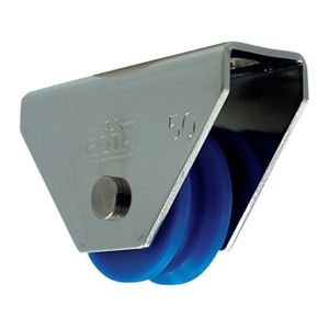 ヨコヅナ ロタ・MC防音重量戸車 50mm V型 WMS-0505 FC845TV-3682865-イメージ1