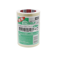 ニトムズ 透明梱包用テープ 70μ 50mm×50m 3巻 F826664-J6040