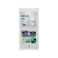 ジャパックス 省資源レジ袋 東08号・西25号 乳白100枚 FCE074U-GRE08