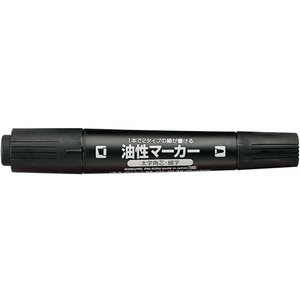 コクヨ 油性マーカー 太字ツイン 黒 F049665-PM-42ND-イメージ1