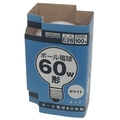 ヤザワ 60W形・E26口金 ボール電球 ホワイト 1個入り GW100V57W70