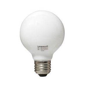 ヤザワ 60W形・E26口金 ボール電球 ホワイト 1個入り GW100V57W70-イメージ2