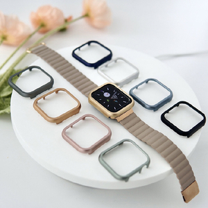 GAACAL Apple Watch Series 4-6/SE1-2 [40mm]用メタリックフレーム シルバー W00114S2-イメージ2