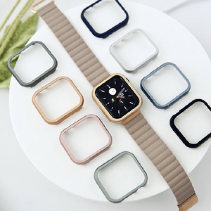 GAACAL Apple Watch Series 4-6/SE1-2 [40mm]用メタリックフレーム シルバー W00114S2-イメージ3