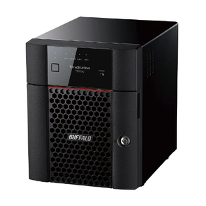 バッファロー 法人向けNAS 4ベイデスクトップ(24TB) TeraStation TS3430DNシリーズ ブラック TS3430DN2404-イメージ1