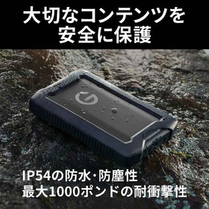 WESTERN DIGITAL USB 3．2 Gen 1対応ポータブルハードディスク(4TB) SDPH81G-004T-GBA1D-イメージ6