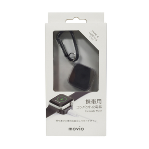 ナガオカトレーディング Apple Watch対応携帯用ワイヤレス充電器 ブラック M312AWCBK-イメージ5