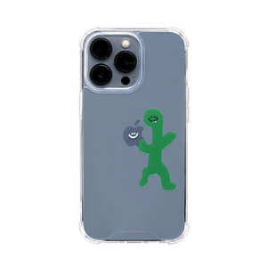 168cm iPhone 13 Pro用ハイブリッドクリアケース Olly with リンゴ 168266I13P-イメージ1