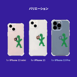 168cm iPhone 13 Pro用ハイブリッドクリアケース Olly with リンゴ 168266I13P-イメージ16
