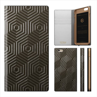 SLG Design iPhone 6s/6用ケース D4 Metal Leather Diary クローム SD4266I6