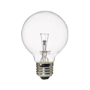 ヤザワ 40W形・E26口金 ボール電球 クリア 1個入り GC100V38W70-イメージ2