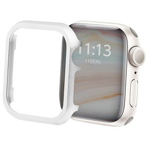 GAACAL Apple Watch Series 1-3 [42mm]用メタリックフレーム シルバー W00114S3-イメージ1