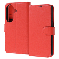 レイ・アウト Galaxy S26用 / 手帳型レザーケース シンプル マグネット レッド RT-GS26ELC1/R