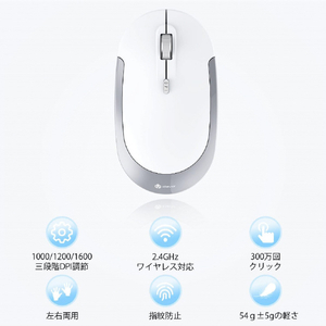 iClever ワイヤレスマウス GMN41S E03-0131N-07-イメージ2