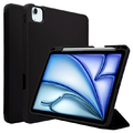 ラスタバナナ 11インチiPad Air(M2/3)(2024-2025)/10．9インチ iPad Air4-5(2020-2022)/ 11インチiPad Pro1-4(2018-2022)用 手帳ケース ブラック 8038IPA11BBK
