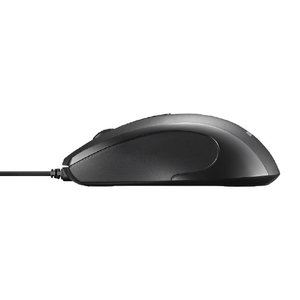 バッファロー 3ボタン 有線 BlueLED 高耐久 抗菌 マウス ブラック BSMBU110BK-イメージ2