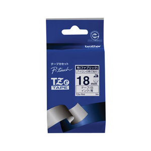 ブラザー 布テープ(青文字/白/18mm幅) TZE-FA4-イメージ1