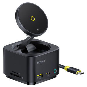 Baseus MagPro2 7-in-1 ドッキングステーション 15W Qi2対応 Cosmic Black B0007290012100-イメージ1