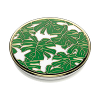 PopSockets スマホグリップ Enamel Monstera 806140