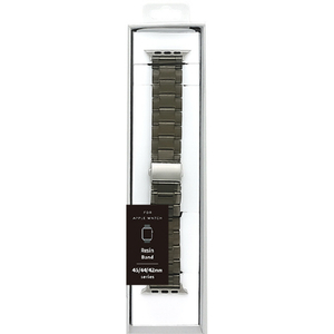 藤本電業 Apple Watch 45mm/44mm/42mm用レジンバンド スモーク WAB-11SM44-イメージ2