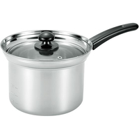 ヒロショウ 毎日使いの多用途お鍋 深型片手鍋18cmザル付 FCD1040-FPZ-18