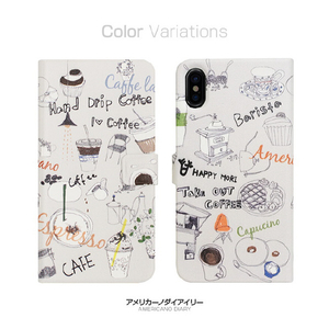 Happymori iPhone XS/X用手帳型ケース Americano Diary HM10267I8-イメージ5