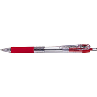ゼブラ タプリクリップ 0.7 ボールペン 赤 1本 F815341-BN5-R