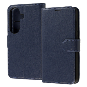 レイ・アウト Galaxy S26用 / 手帳型レザーケース シンプル マグネット ダークネイビー RT-GS26ELC1/DN-イメージ1