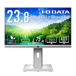 I・Oデータ 23．8型ワイド液晶ディスプレイ BizCrysta ホワイト LCD-BC241DW-F-イメージ1