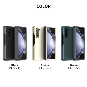 araree Galaxy Z Fold 5用ケース Aero Flex クリーム AR25267GZFD5-イメージ11