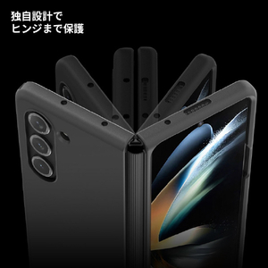 araree Galaxy Z Fold 5用ケース Aero Flex クリーム AR25267GZFD5-イメージ5