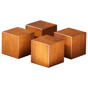 朝日木材 オーディオベース(4個1組) ブラウン SD-BA3N-イメージ1