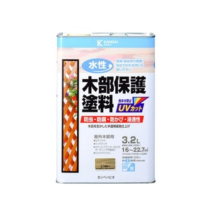 カンペハピオ 水性木部保護塗料 とうめい 3.2L FCB433M-イメージ1