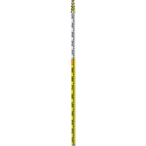 シンワ測定 アルミスタッフ　２　７ｍ５段　表面１０ｍｍピッチ　裏面１ｍｍピッチ目盛付 73268-イメージ1