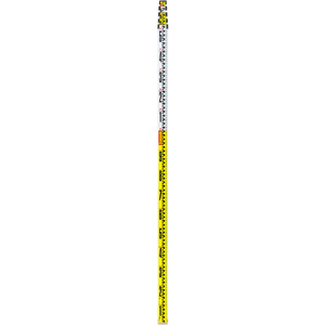 シンワ測定 アルミスタッフ　２　７ｍ５段　表面１０ｍｍピッチ　裏面１ｍｍピッチ目盛付 73268-イメージ3