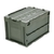 トラスコ中山 TRUSCO/オリコン 蓋つき折りたたみコンテナ 50L OD CT50-OD FC962YL-2578176-イメージ1