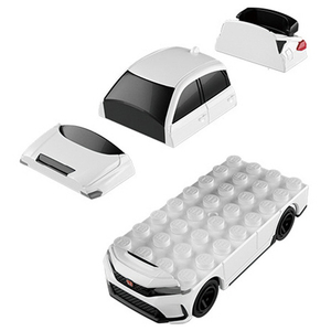 タカラトミー トミカ・プラレールブロック ホンダ シビック TYPE R ﾄﾐﾌﾟﾗﾌﾞﾛﾂｸﾎﾝﾀﾞｼﾋﾞﾂｸﾀｲﾌﾟR-イメージ2