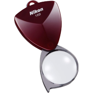 ニコン NPﾙ-ﾍﾟ12DBD ニューポケットタイプルーペ 12D バーガンディ