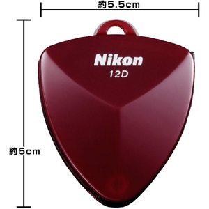 ニコン ニューポケットタイプルーペ 12D バーガンディ NPﾙ-ﾍﾟ12DBD-イメージ2