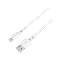 カシムラ USB充電&同期ケーブル 1.2m LN 抗菌 WH FCS2045-KL124