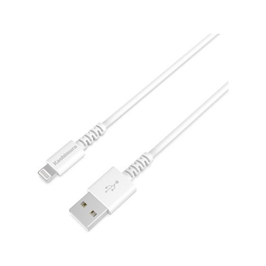 カシムラ USB充電&同期ケーブル 1.2m LN 抗菌 WH FCS2045-KL124-イメージ1
