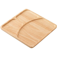 スワンソン商事 ラバーウッド スナックプレート 角230 ナチュラル TA-007 FC944LU-7343000