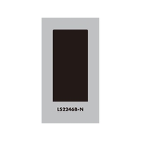 光 スタンドサイン LSサイン ブラック 無地 LS2246B-N FCA361C-6841473