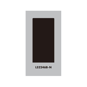 光 スタンドサイン LSサイン ブラック 無地 LS2246B-N FCA361C-6841473-イメージ1