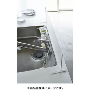 山崎実業 プレート シンク水はね防止スタンド ホワイト FCE646L-3911-イメージ5