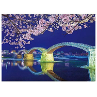 アップルワン ジグソーパズル 500ピース 錦帯橋 宵桜 500-268 ｱﾂﾌﾟﾙ500268ｷﾝﾀｲｷﾖｳﾖｲｻﾞｸﾗ