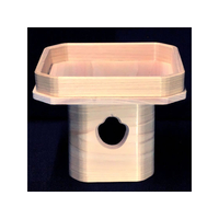 静岡木工 神棚用 神具 総吉野桧三宝 5号(神具三宝) FC31540