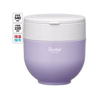 スケーター おりたたみハンドル付保温ランチジャー 540mL ライラックグレー FC786SR-LDNO6AG